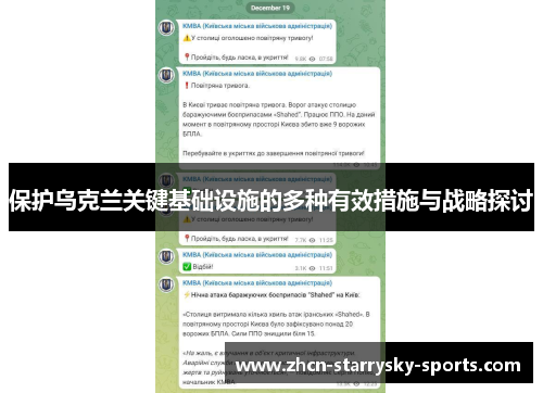 保护乌克兰关键基础设施的多种有效措施与战略探讨 保护乌克兰关键基础设施的多种有效措施与战略探讨